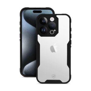 Capa Case Capinha Dual Sense iPhone 15 Pro Gshield Preta Proteção