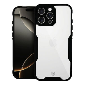 Capa Case Capinha iPhone 16 Pro Dual Shock Sense Preta Antichoque e