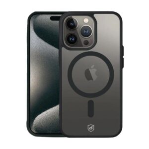 Capa Case Capinha MagSafe Preta para iPhone 15 Pro Max Proteção