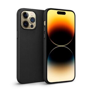 Capa Case Capinha para iPhone 14 Pro Max Couro Dual Preta Gshield