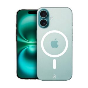 Capa case capinha para iPhone 16 Crystal Slim Magsafe Não Amarela