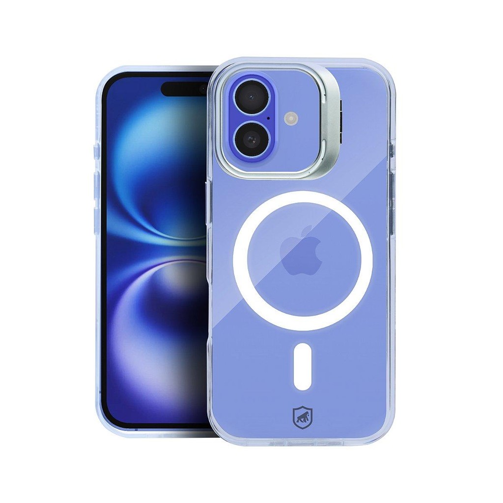 Capa case capinha para iPhone 16 MagSafe Crystal Armor Stand Não — Celulares e Acessórios