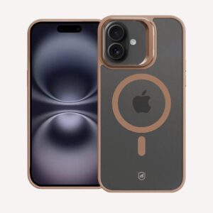 Capa Case Capinha para iPhone 16 MagSafe Titanium Desert Acabamento