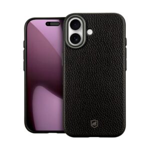 Capa case capinha para iPhone 17 Magsafe Tech Couro Preta Gshield