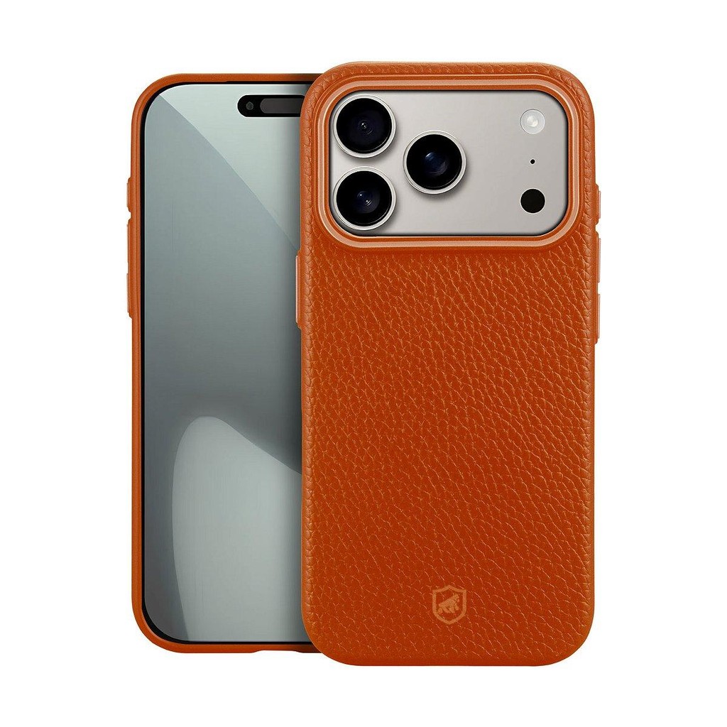 Capa case capinha para iPhone 17 Pro Magsafe Tech Couro Marrom Gshield — Celulares e Acessórios