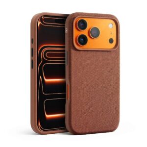 Capa case capinha para iPhone 17 Pro Max Woov Marrom Gshield