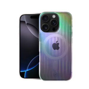 Capa Case Capinha Rainbow Magsafe Transparente iPhone 16 Pro Max