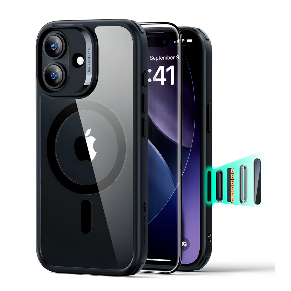 Capa Esr iPhone 17 Halolock Híbrida C Botão Câmera — Celulares e Acessórios