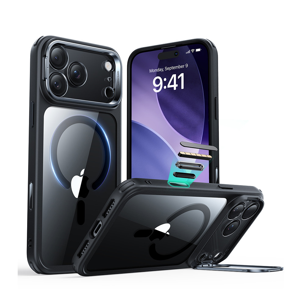 Capa Esr iPhone 17 Pro Max HaloLock Híbrida c Suporte — Celulares e Acessórios