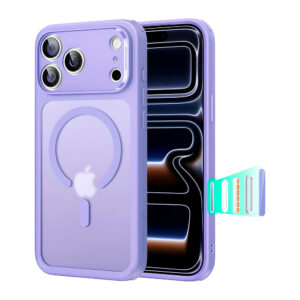 Capa Esr para Iphone 17 Pro Magsafe Proteção Militar Roxo
