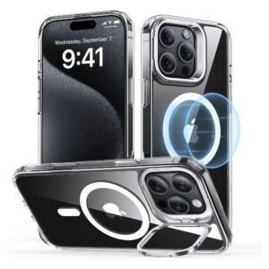 Capa iPhone 16 Pro Max Esr com Suporte Stash Transparent