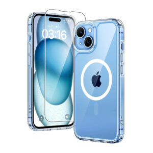 Capa Magnética Tauri iPhone 15 6,1″ Proteção 360 MagSafe