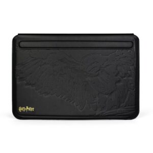 Capa para Notebook 16" de Couro Sintético Preta Harry Potter