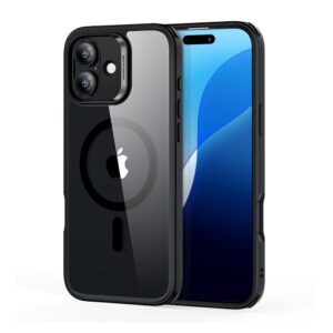 Capa pra iPhone 16 Esr Classic Hybrid Preto Transparente