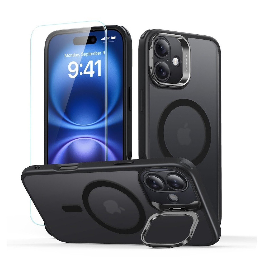 Capa Stash Stand Película de Vidro Esr para iPhone 16