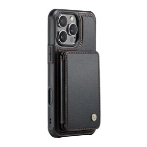 Capa Tipo Carteira Jeehood iPhone 16 Pro Max 6.9″ Preto
