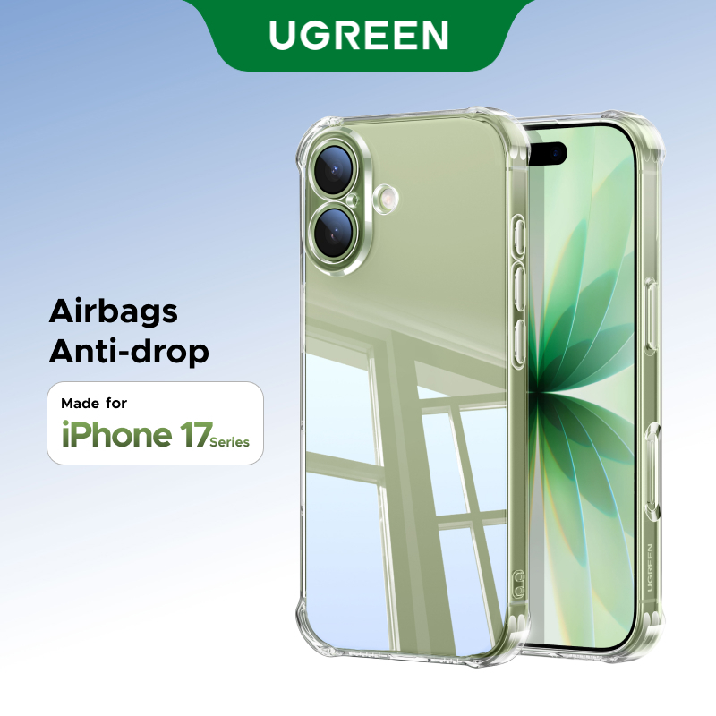 Capa Ugreen Para iPhone Série 17 À Prova De Choque Transparente Macia — Celulares e Acessórios
