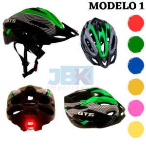 Capacete Ciclismo Com Sinalizador Gts Led Masculino e Feminino 3