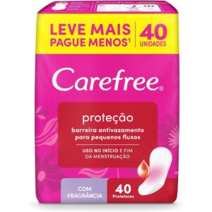 Carefree Protetor Diário Original Com Perfume 40 Unidades