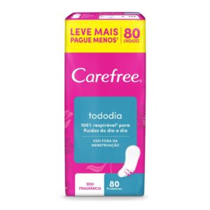 Carefree® Protetor Diário Todo Dia sem Perfume 80 unidades