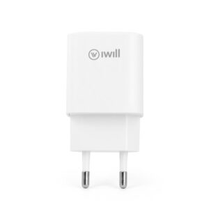 Carregador com 2 saídas 20W Branco iWill Essencial