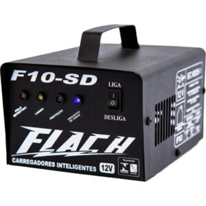 Carregador De Bateria 10a e Aux. De Partida Bivolt F10sd Flach
