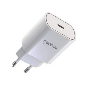 Carregador de Parede Superpower com 25W Branco Geonav CH25PDWT