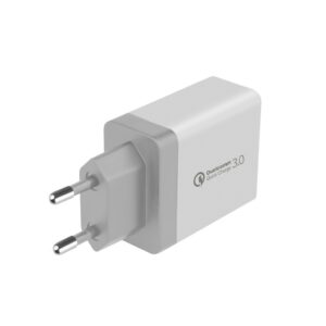 Carregador De Parede Turbo 3.0 Carga Rápida Com 3 Entradas Usb Bivolt