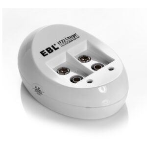 Carregador Ebl USB Bateria 9V Ni-MH Li-ion Duplo