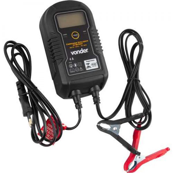 Carregador Inteligente de Bateria 6V 12V 220V Vonder
