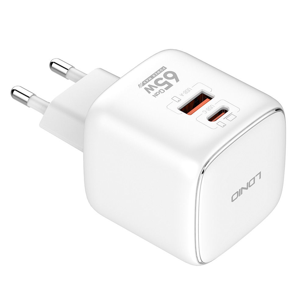 Carregador Ldnio Q2617 GaN 65W PD QC Notebook Duplo USB — Celulares e Acessórios