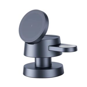 Carregador Magnético Dock 3 em 1 Ajustável Magsafe Luz Led P Celular — Celulares e Acessórios