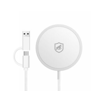 Carregador por indução magnético Gshield wireless sem fio Tipo C 15W