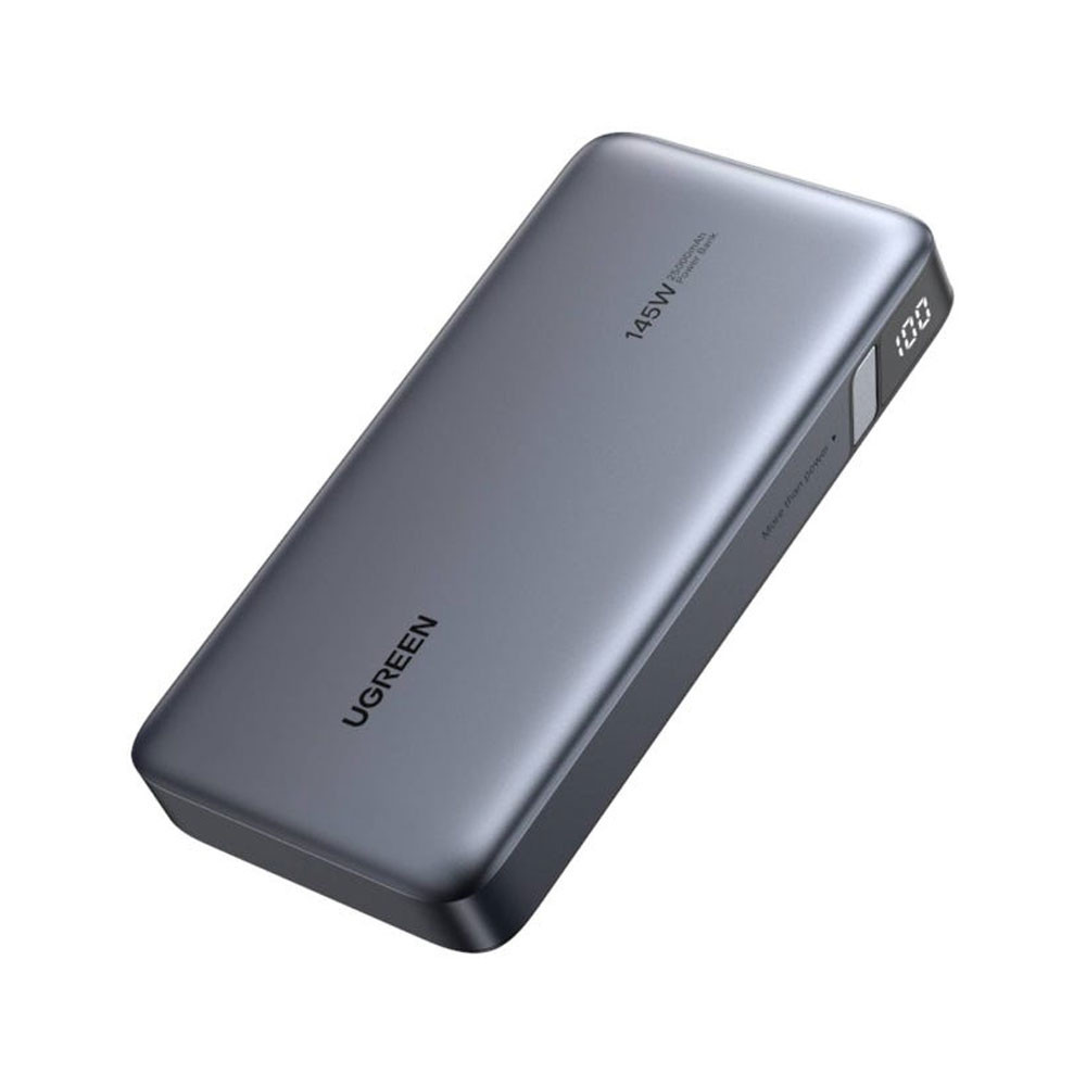 Carregador Portátil Ugreen 25000mAh Power Bank PD 145W Cinza