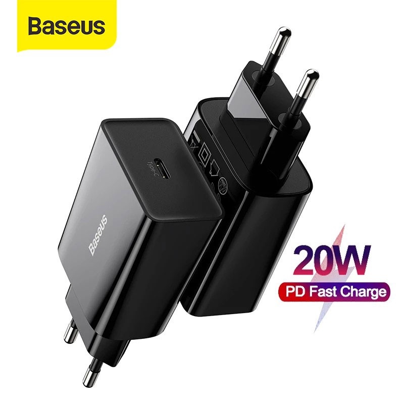 Carregador Rápido Baseus 20W Tipo C Para iPhone 14 13 12 11 — Celulares e Acessórios