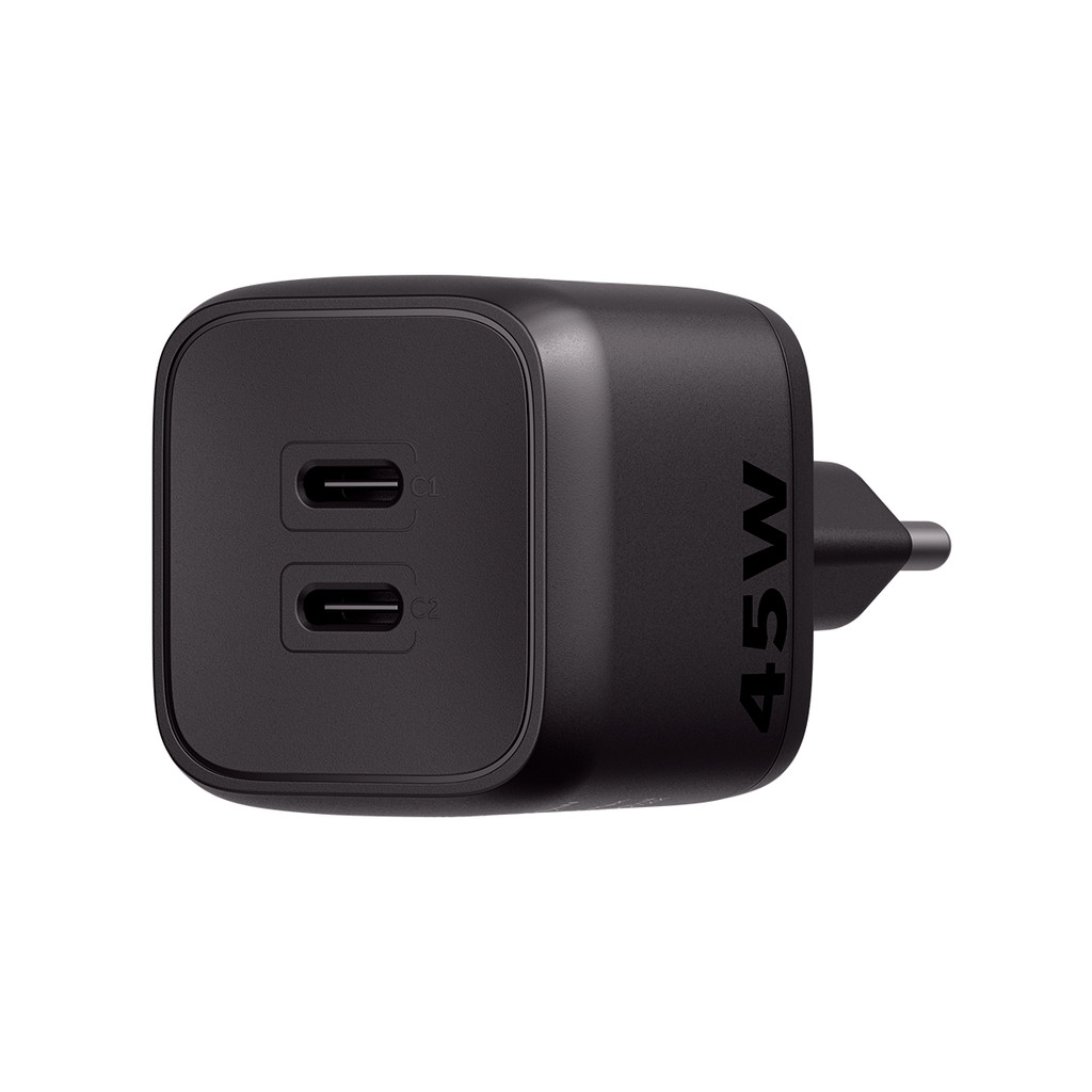 Carregador Turbo 45W GaN EC 20 Power Preto Intelbras — Celulares e Acessórios