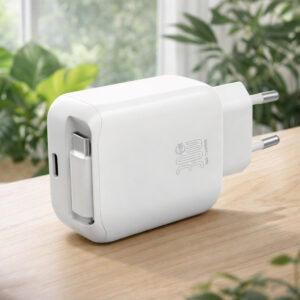 Carregador Turbo Rápido 30W Tipo C com Cabo Retrátil para Celular