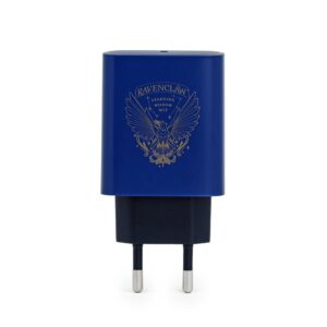 Carregador Turbo Usb-C 33W Azul Corvinal Harry Potter