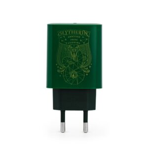 Carregador Turbo Usb-C 33W Verde Sonserina Harry Potter