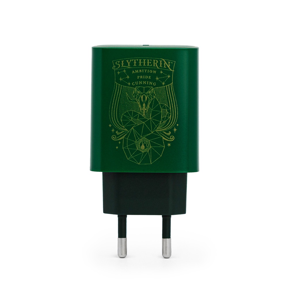 Carregador Turbo Usb-C 33W Verde Sonserina Harry Potter — Celulares e Acessórios