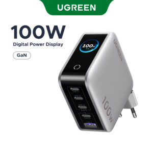 Carregador Ugreen 100W 5 Portas Ue GaN Rápido Para Iphone Samsung