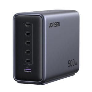 Carregador Ugreen 500W GaN Nexode 5 A 1 6 Portas Rápido Para IPhone — Celulares e Acessórios