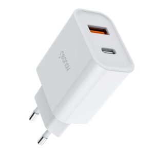 Carregador Ultrarrapido Duplo Geonav Branco 240V