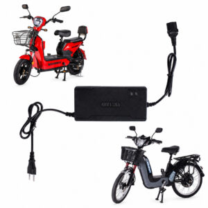 Carregador Universal 48V 12Ah para Bicicleta e Scooter Elétrica