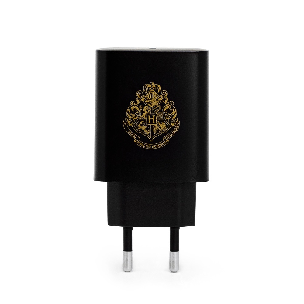 Carregador Usb-C 33W Preto Hogwarts Harry Potter