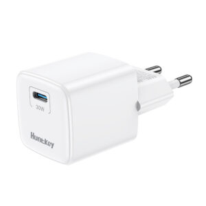 Carregador Usb C Huntkey Pro Gan Máx. 30W Branco