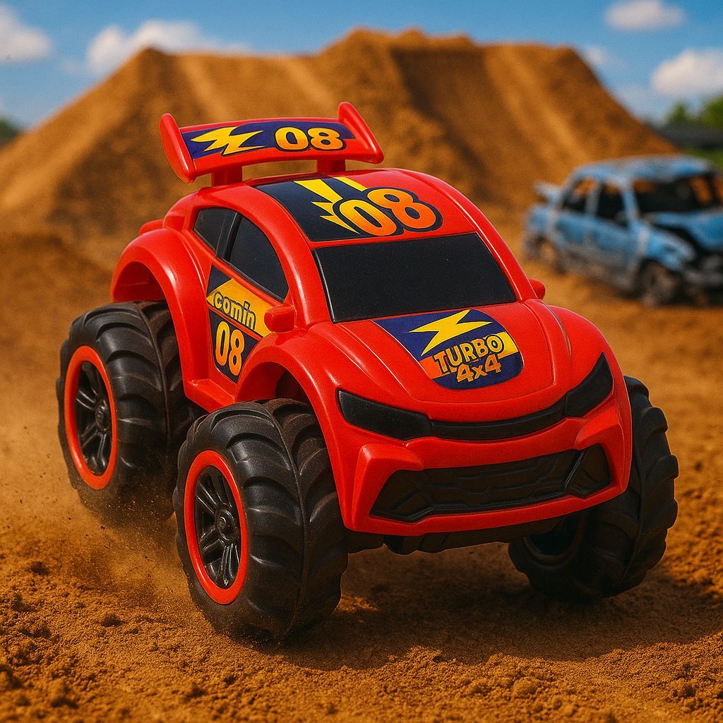 Carrinho Brinquedo Monster Truck Diversão Brincadeira Infantil Mini