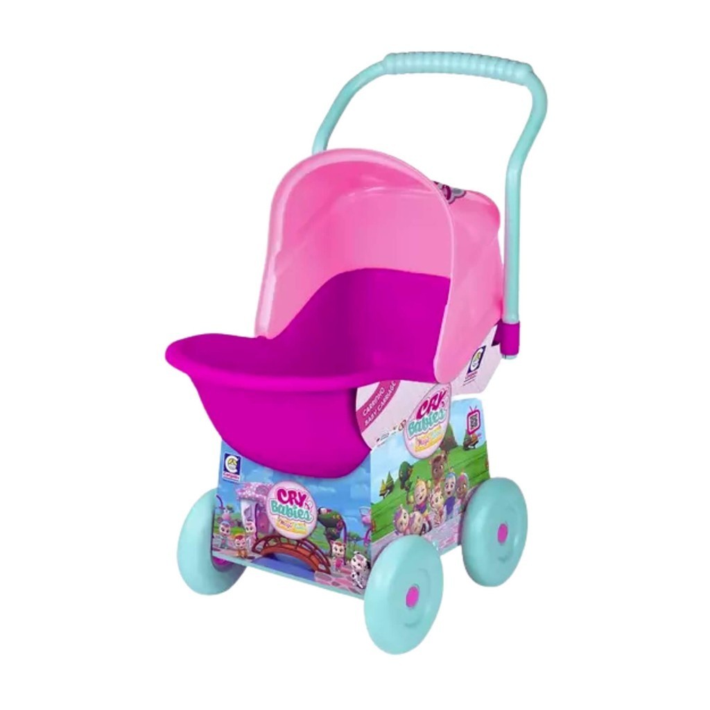 Carrinho de Boneca Cry Babies Cotiplás 2714 — Brinquedos