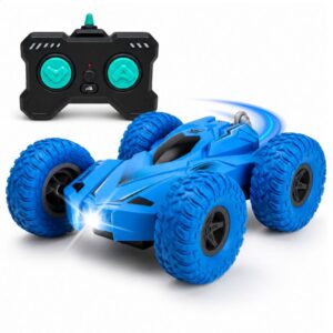 Carrinho De Controle Remoto Giratório 360° Recarregável Brinquedo