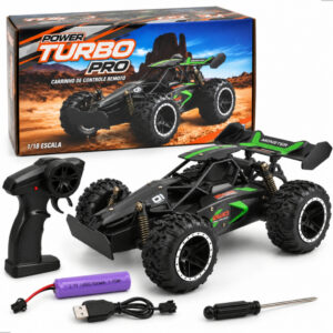 Carrinho de Controle Remoto Recarregável Off Road 20km h Brinquedo